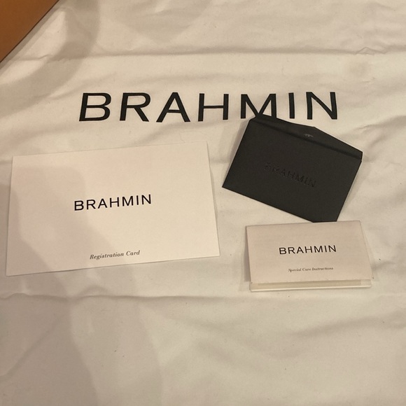 Like New Brahmin Brayden Tote in Charleston Tan (ABBA) - Picture 12 of 15